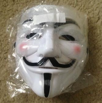 Brand New V for Vendetta Anonymous White Costume M...