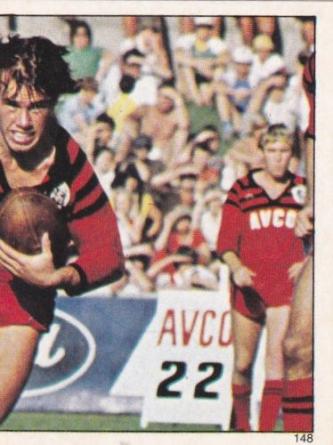 Scanlens 1984 Rugby League sticker #148 PAUL MCCAF...